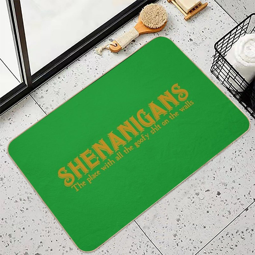 Shenanigans (The Place with All The Goofy S#it on The Walls)!  Rapid-Drying Bath Mat