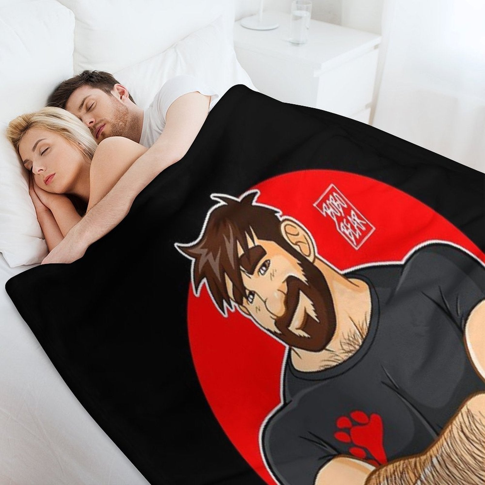 ADAM LIKES CROSSING ARMS Quick-dry Throw Blanket