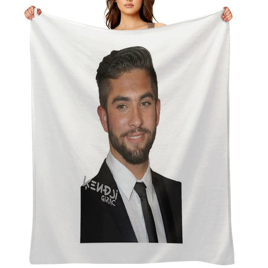 Kendji Girac Machine-washable Throw Blanket