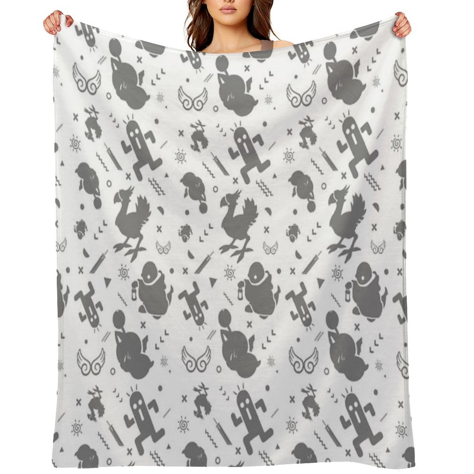 Final Fantasy Medley Multi-functional Throw Blanket