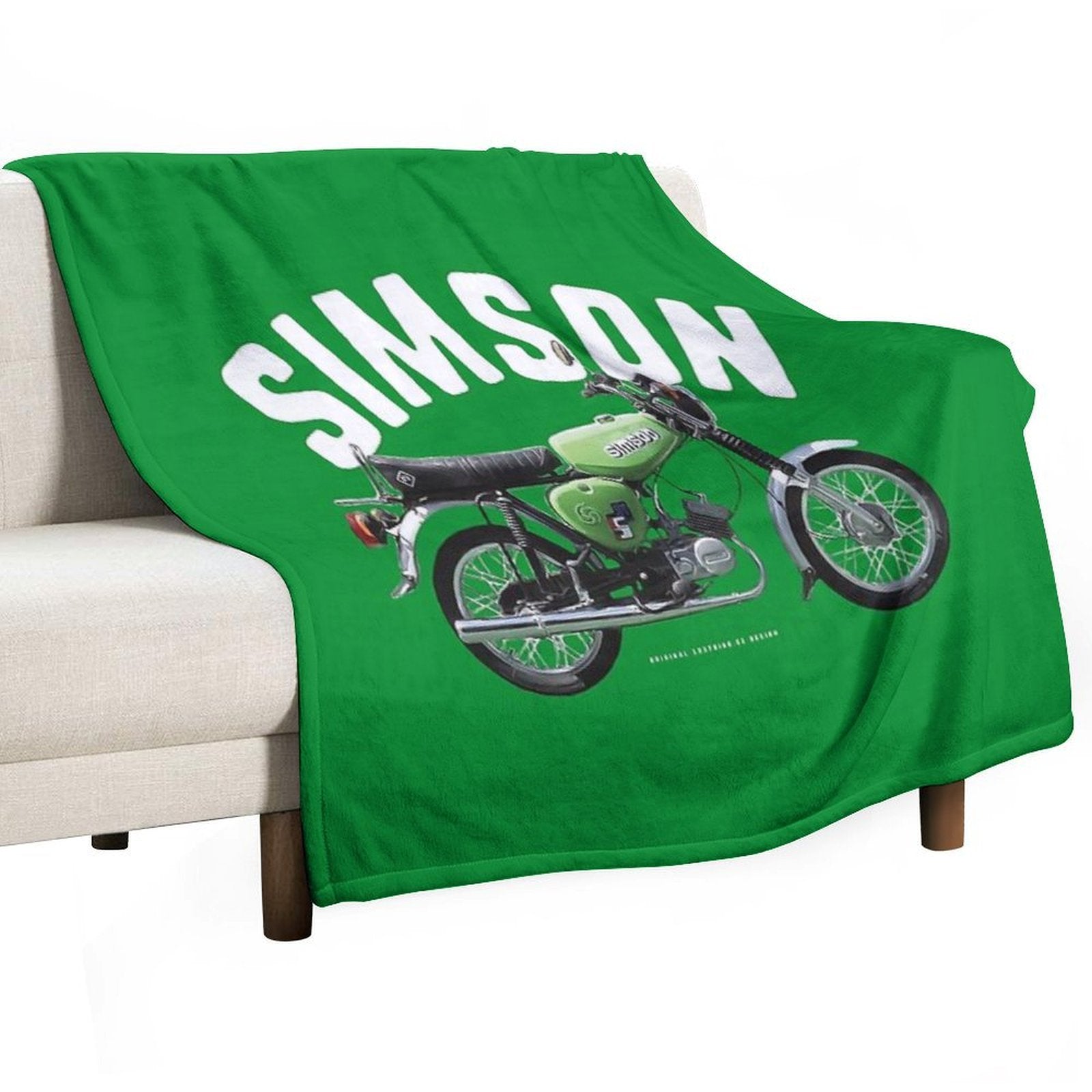 Simson S51 Elektronik Compact Throw Blanket