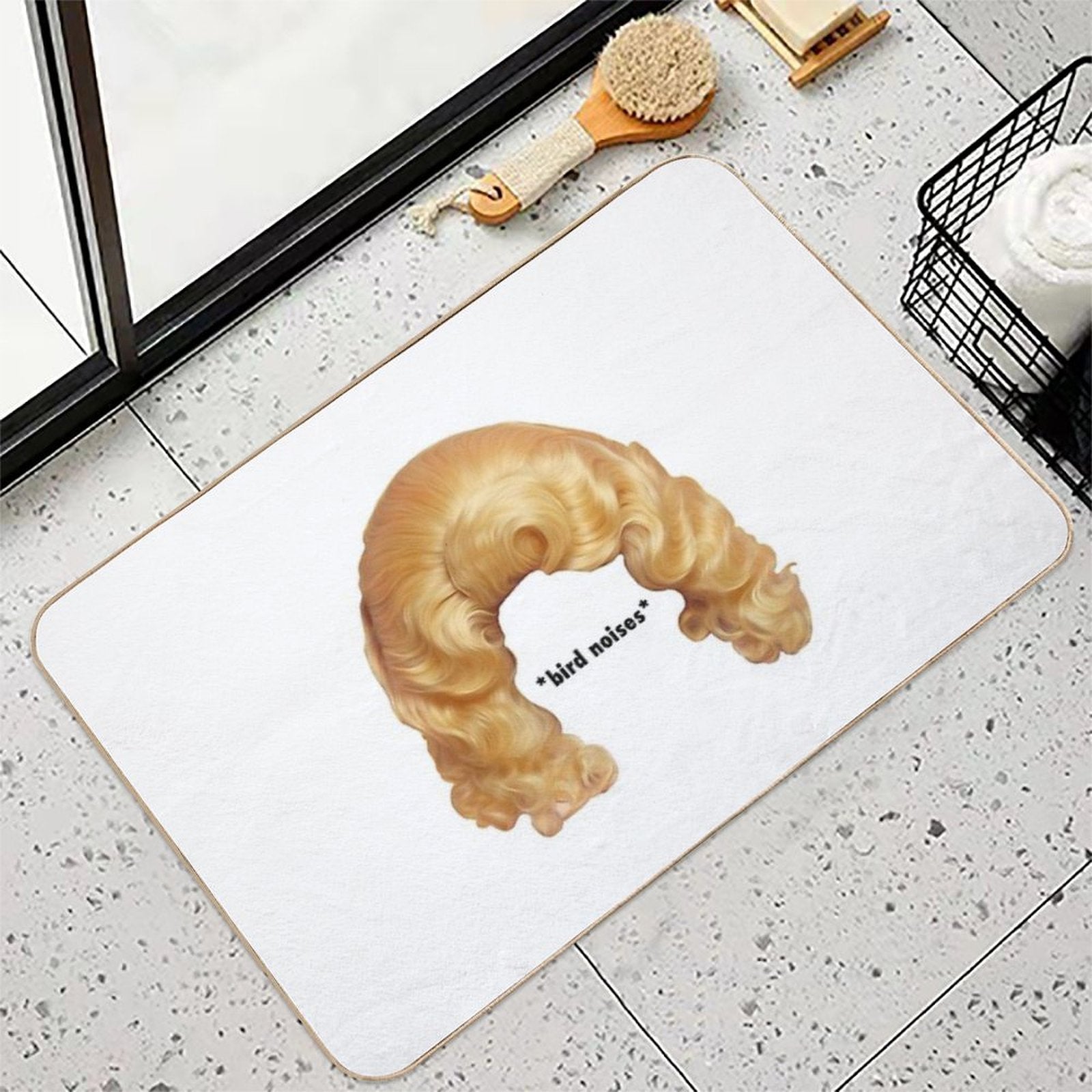 Trixie Mattel Bird Noises  High-Traffic Bath Mat