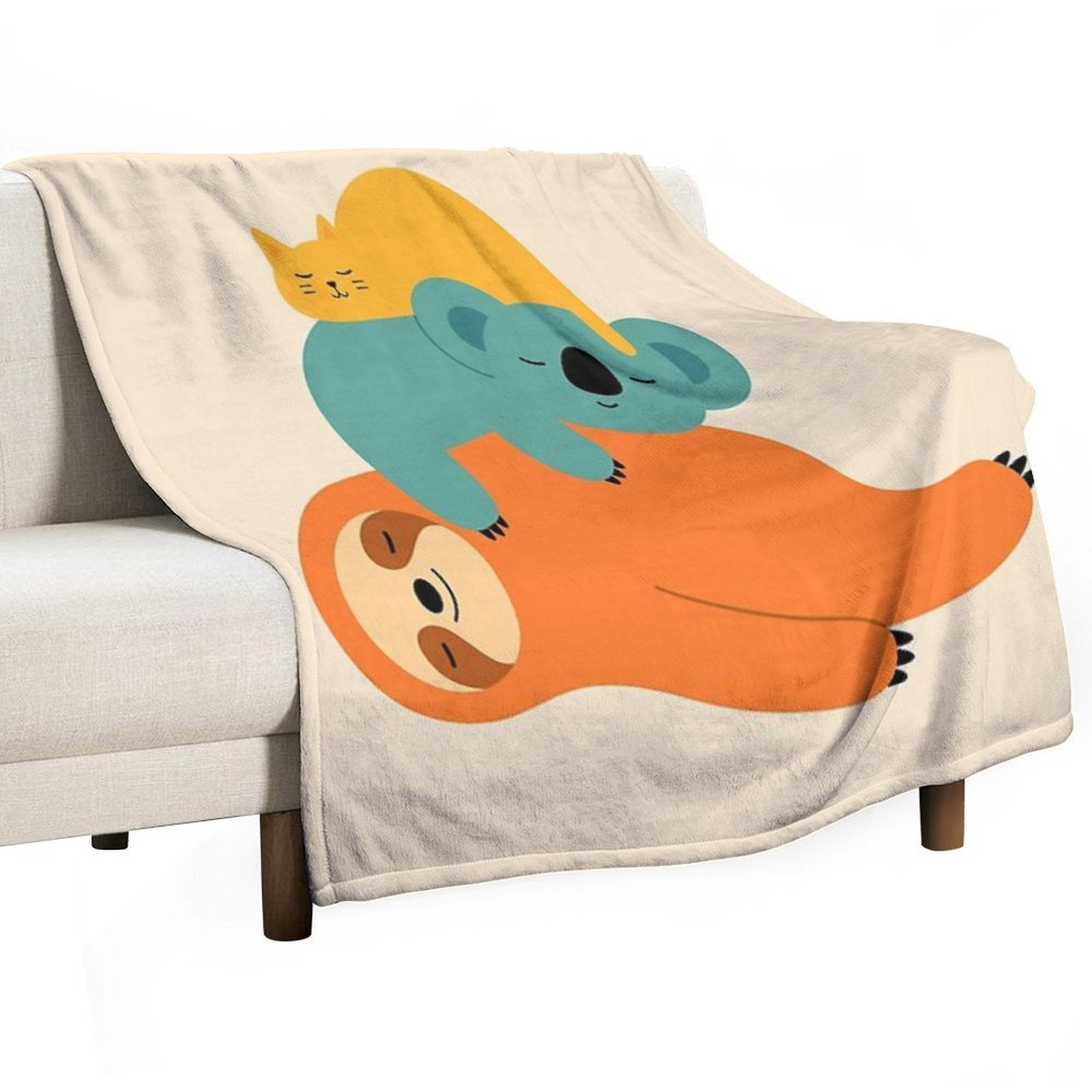 Being Lazy Travel-friendly Throw Blanket