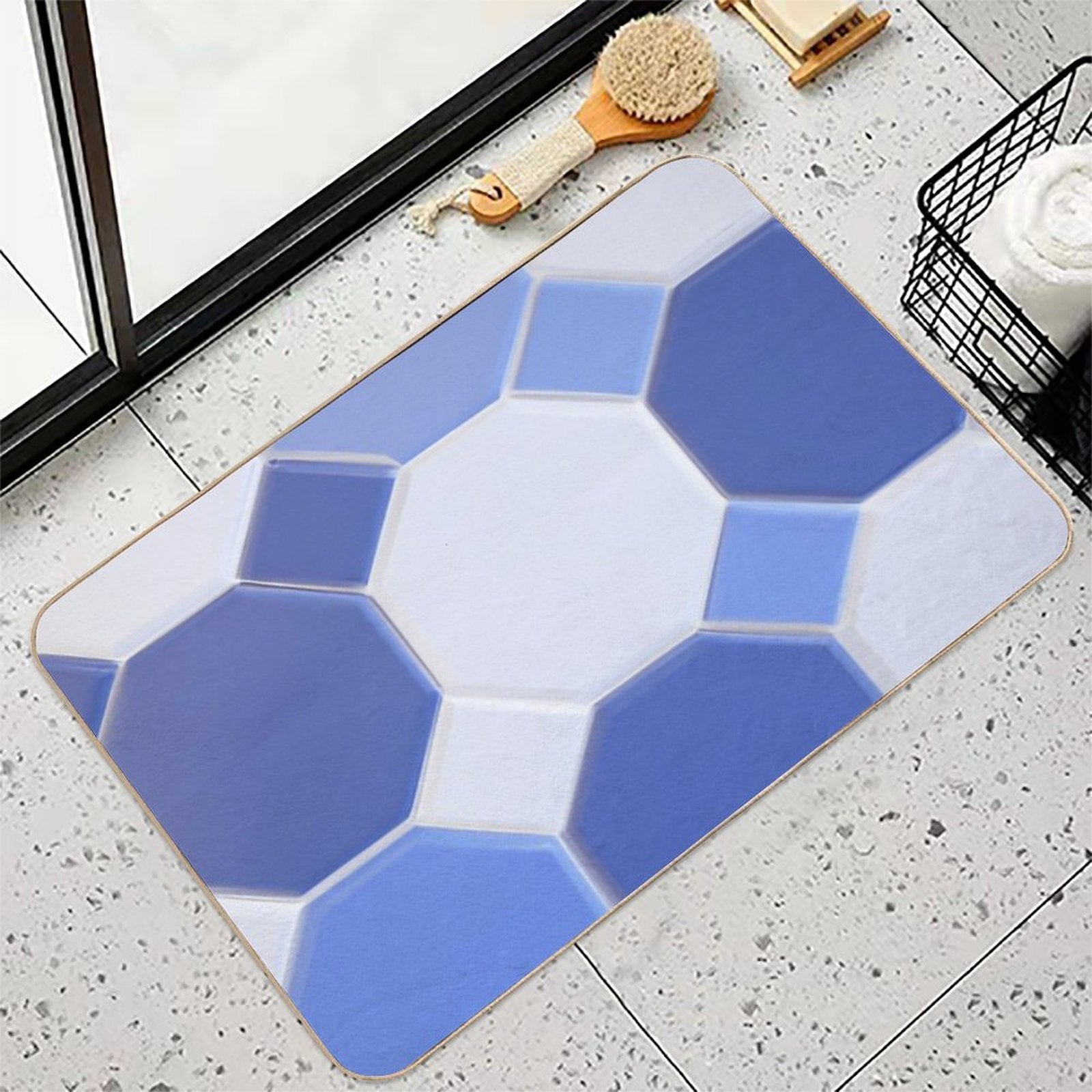 Symphonic Blues  Pet-Safe Bath Mat