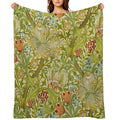 William Morris Golden Lily Quick-dry Throw Blanket