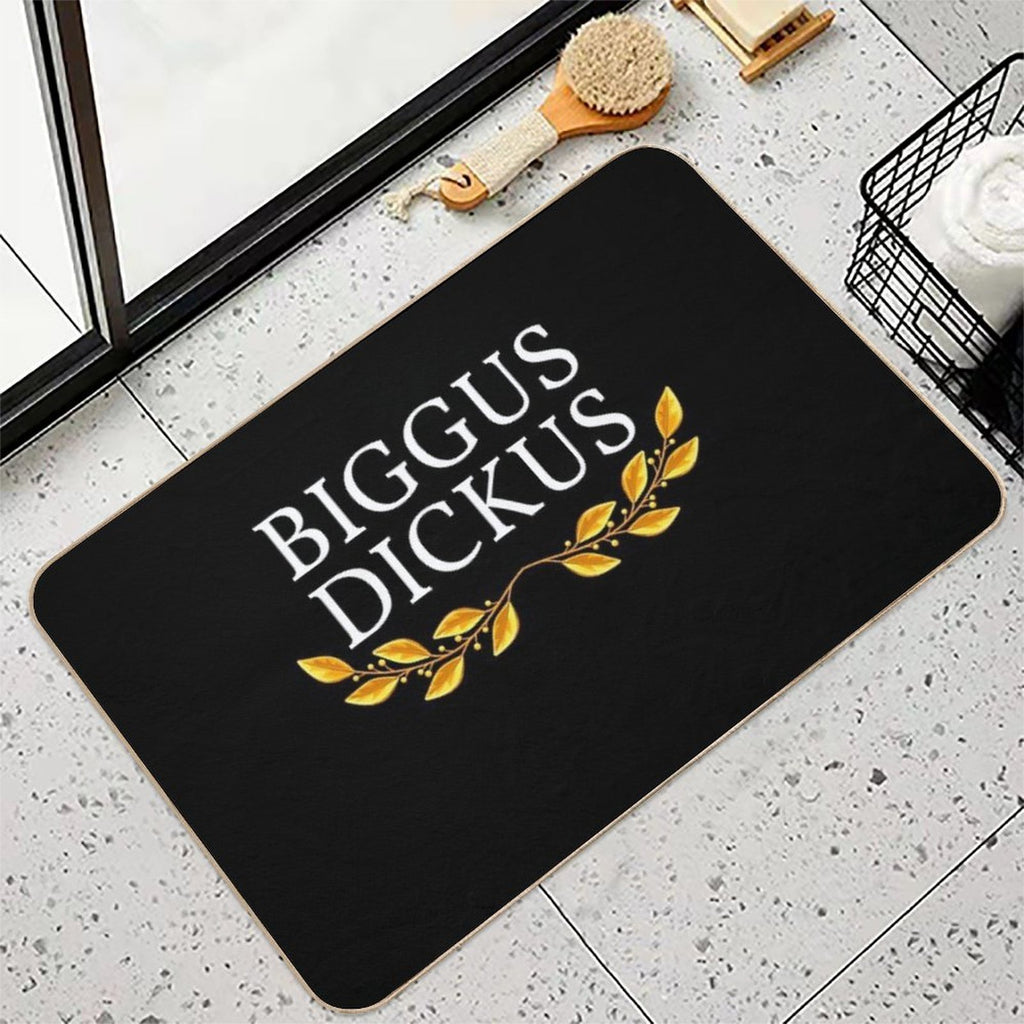 Biggus Dickus  Easy Maintenance Bath Mat