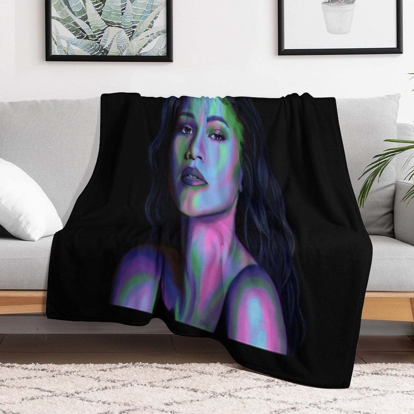 Zendaya in Color Comfort Throw Blanket