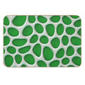 Cluster of Holes on Green  Eco-Friendly Bath Mat