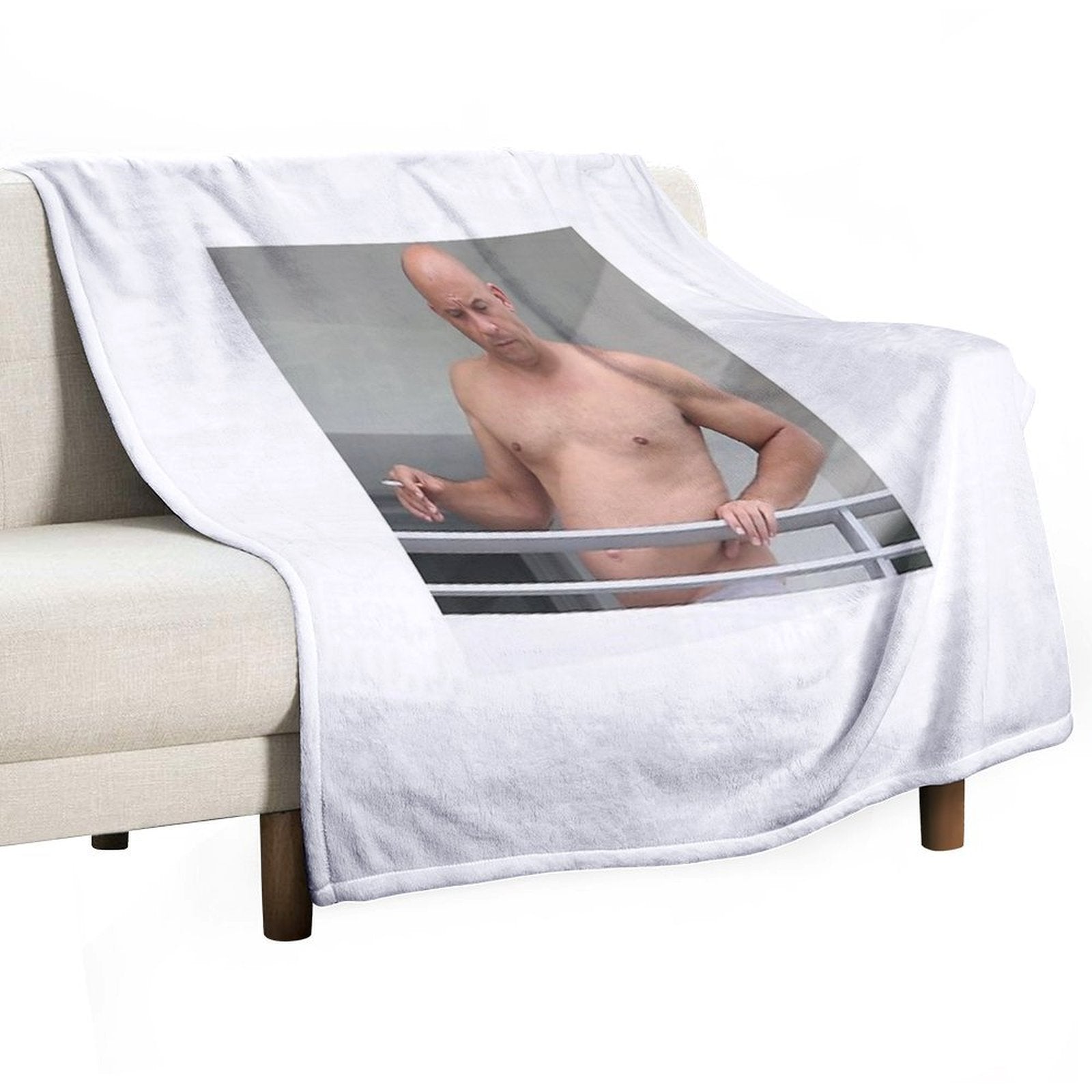 Vin Diesel Plush Throw Blanket