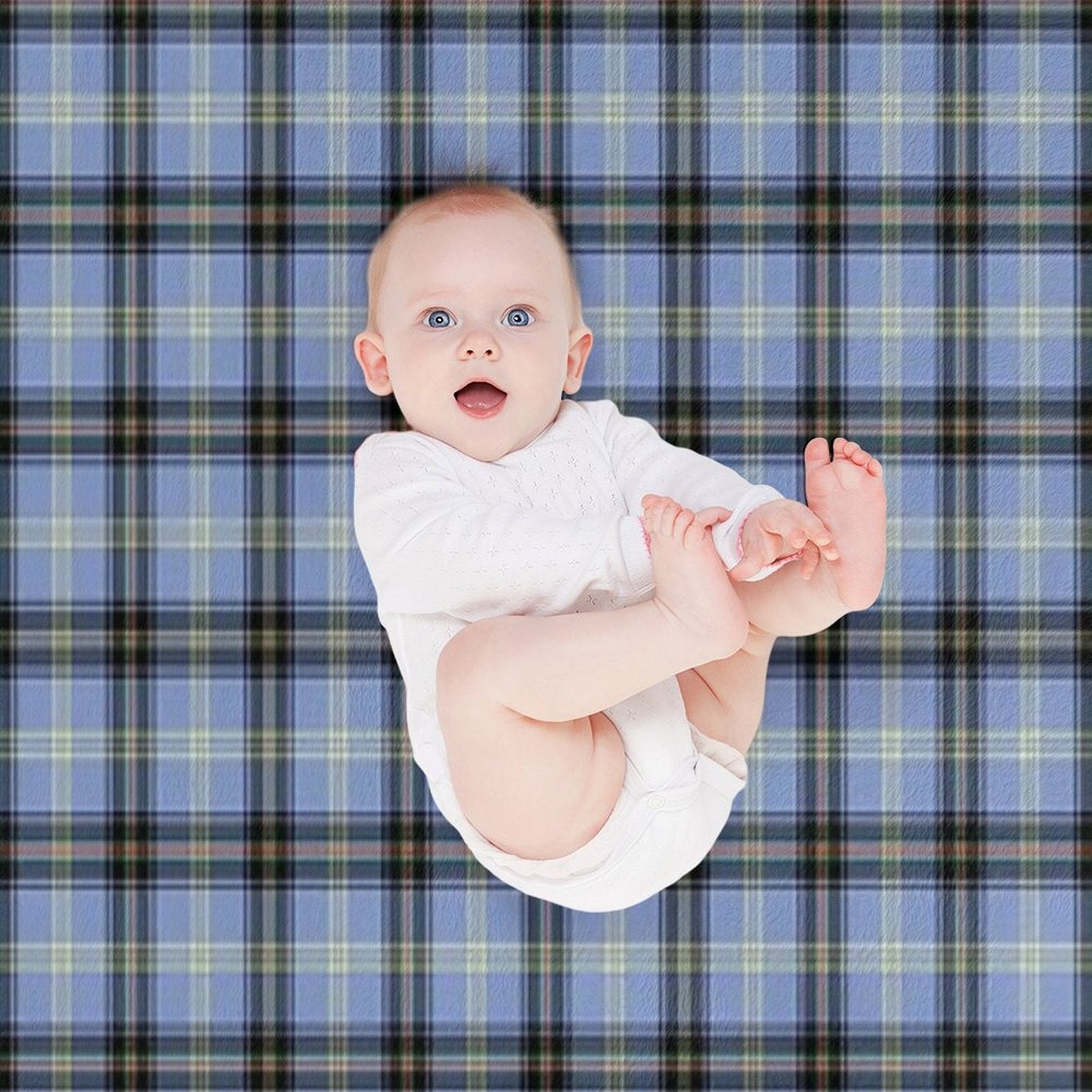 Clan Bell Tartan Anti-pilling Throw Blanket