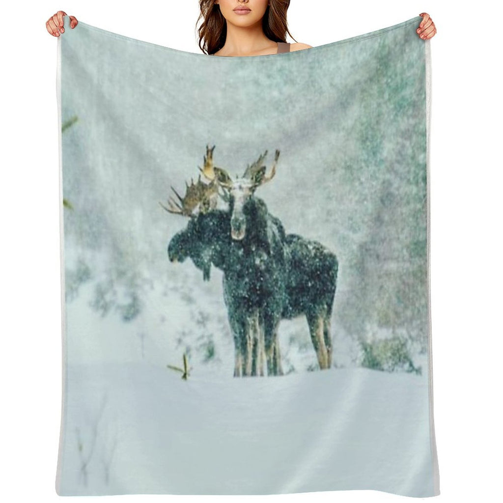 Bull Moose Easy Care Throw Blanket