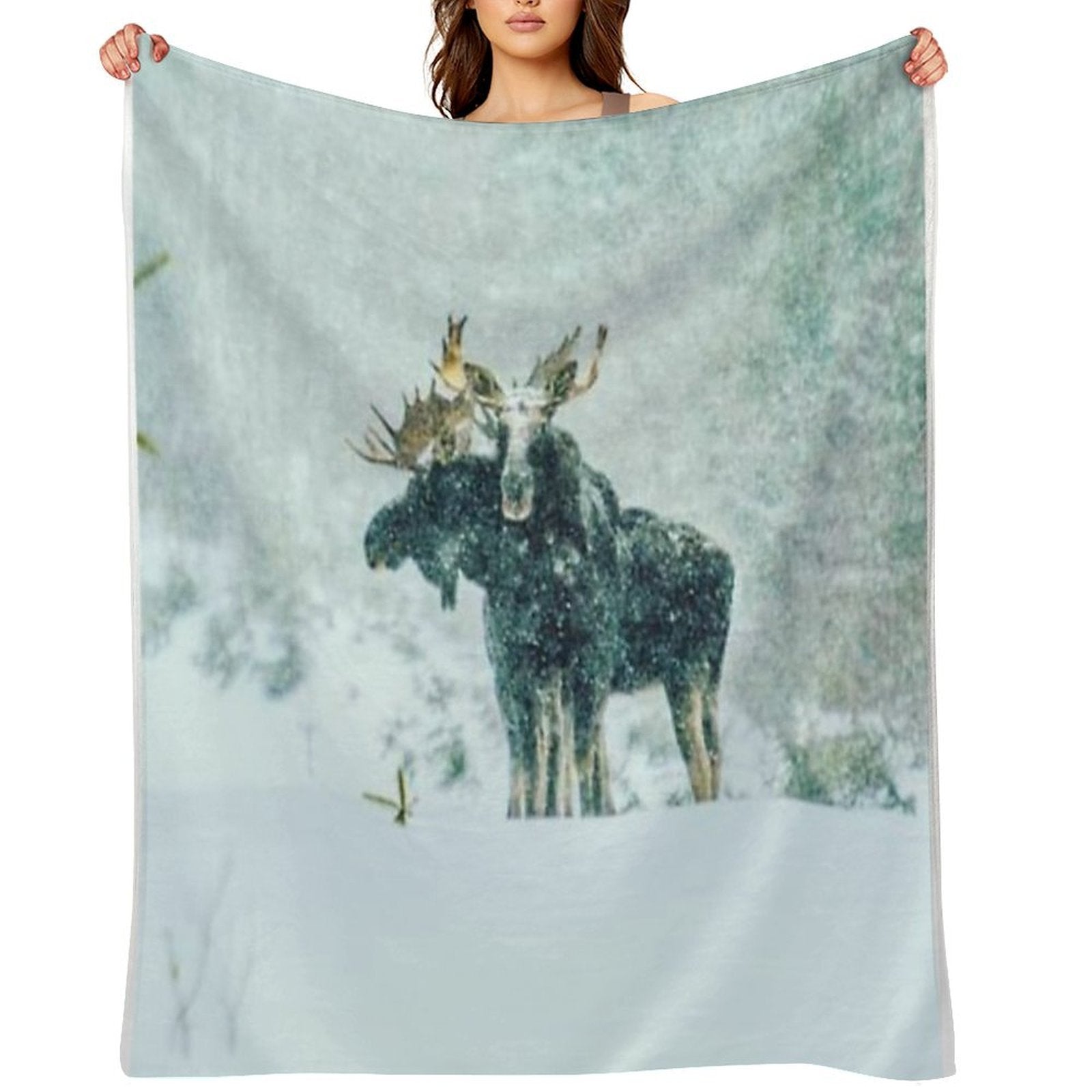 Bull Moose Easy Care Throw Blanket