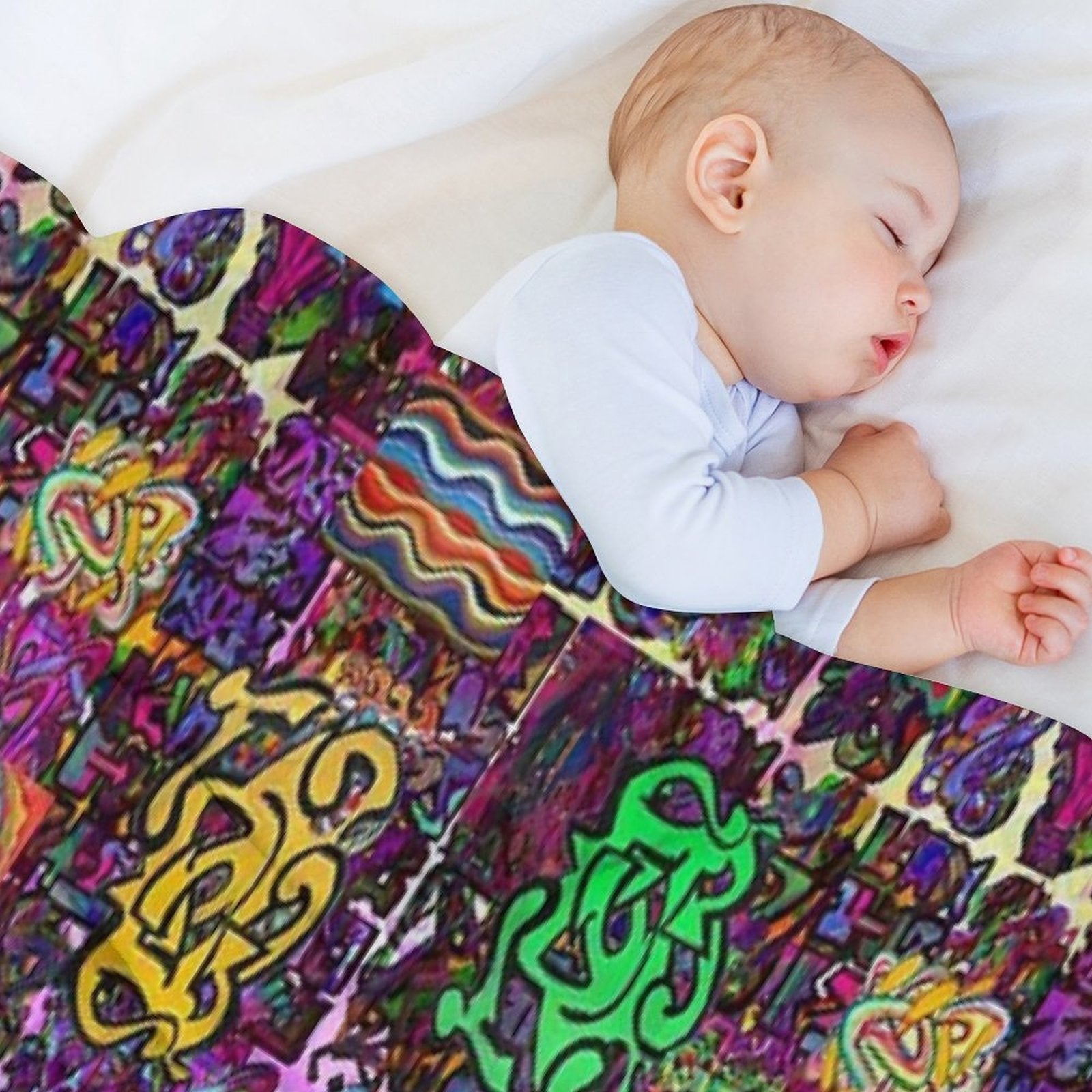 Pop Abstract Lightweight Throw Blanket