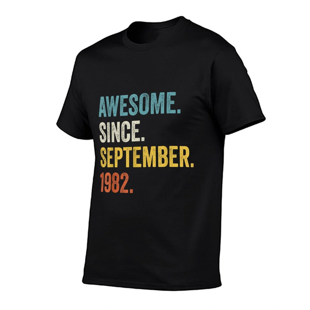 40 Years Old Awesome Since September 1982 40th Birthday  Breathable T-Shirt