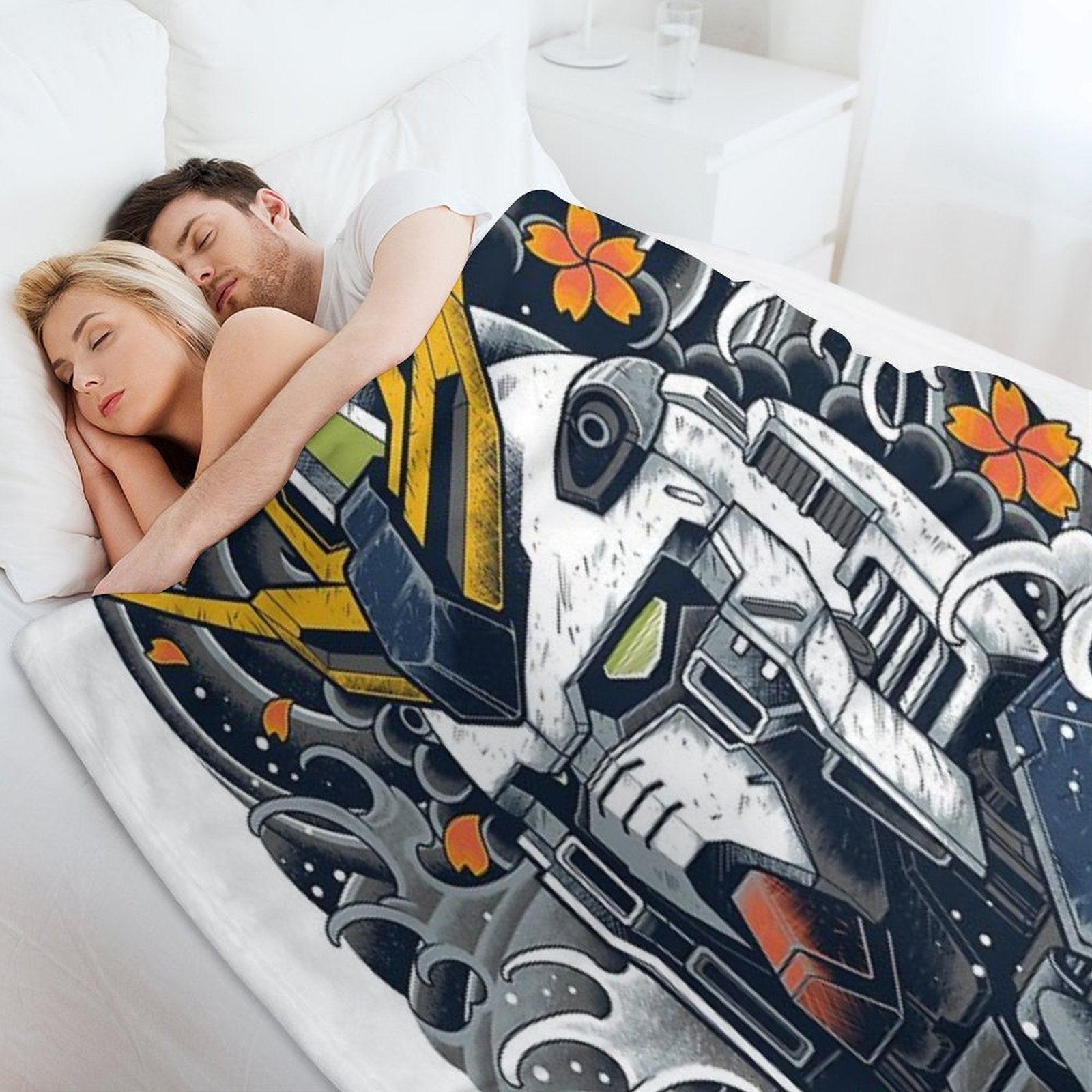 Nu Gundam Awesome Multi-functional Throw Blanket
