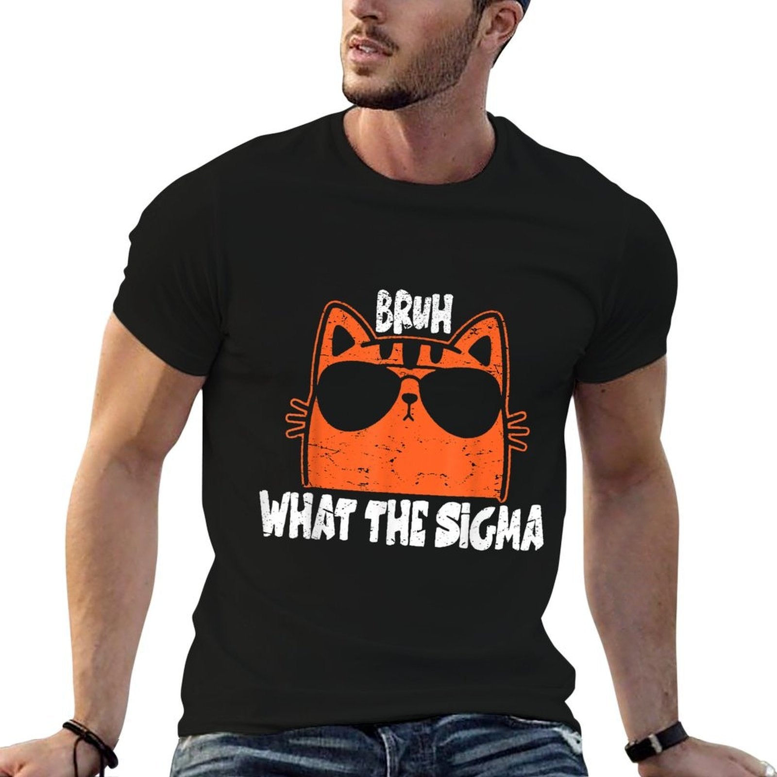 Bro What The Sigma Funny Kidsns Youth Meme Saying Quote  Moisture-wicking T-Shirt