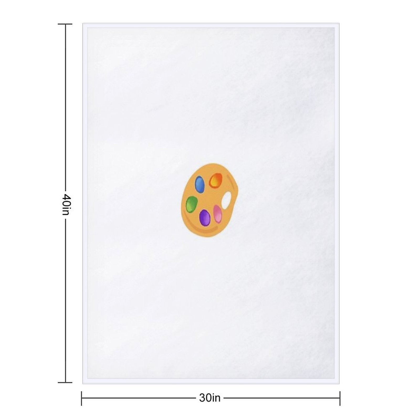 Artist Paint Palette Multi-functional Throw Blanket