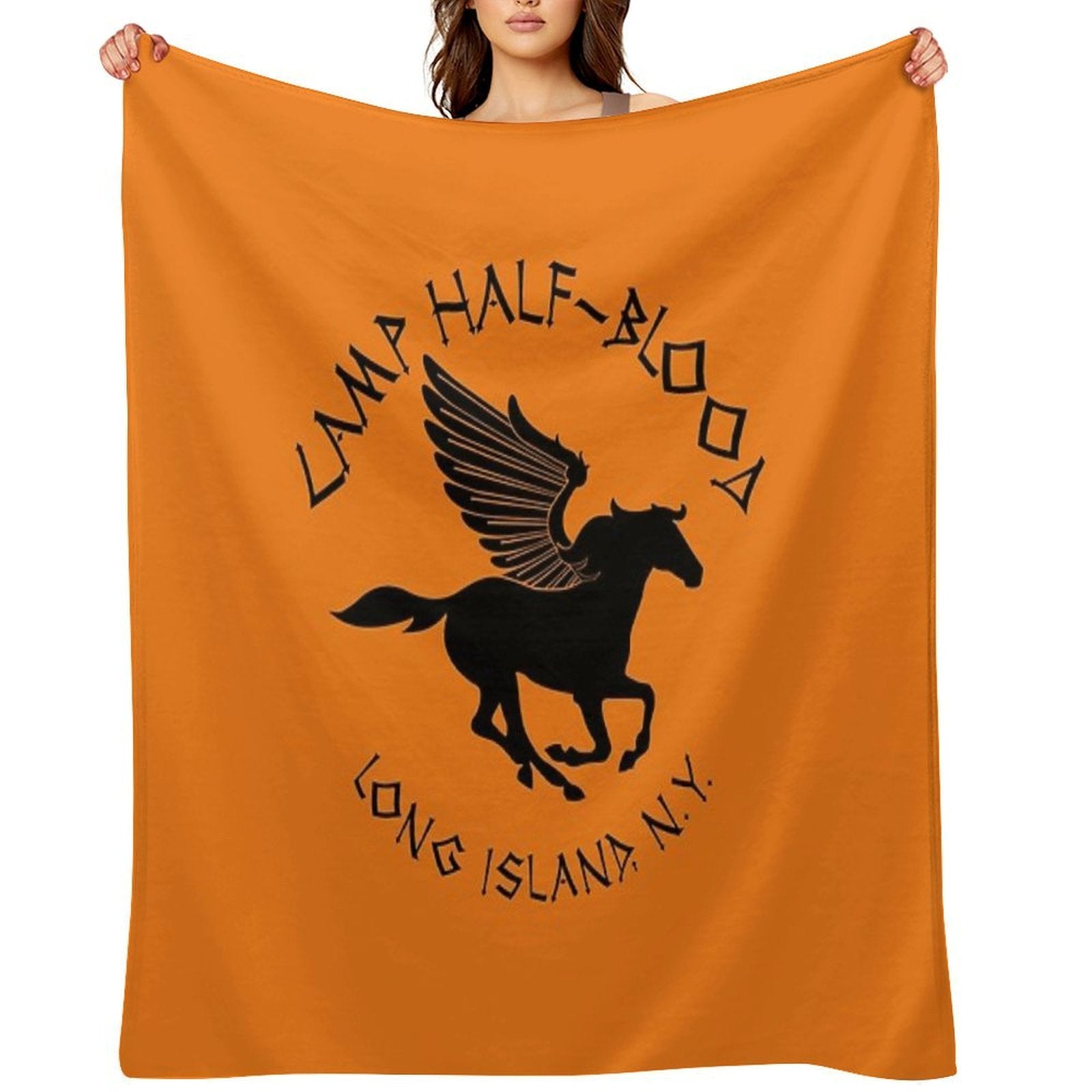 Camp Half-Blood Plush Throw Blanket