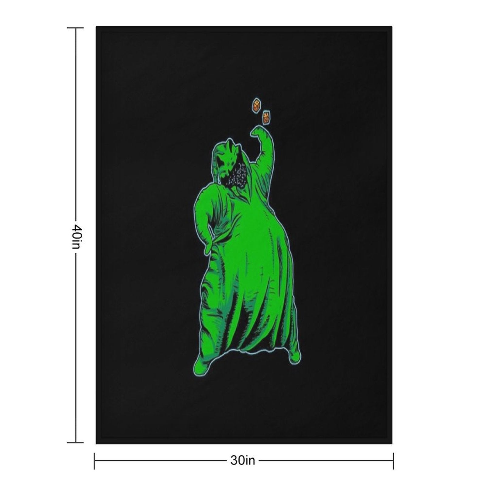 Oogie Boogie Versatility Throw Blanket