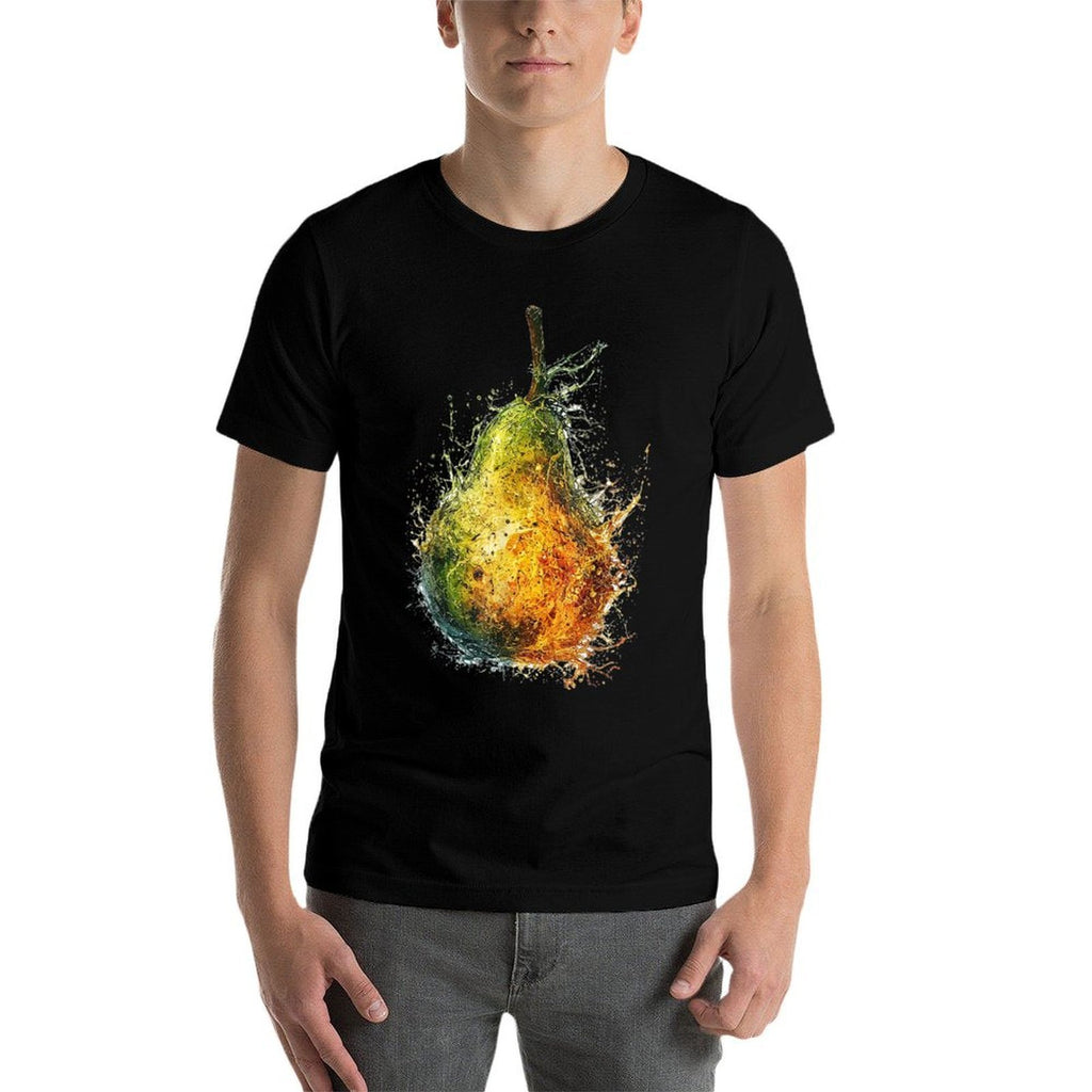 @rtY Pear Colorful Abstract Artwork Graphic Fruit Artwork  Versatile T-Shirt