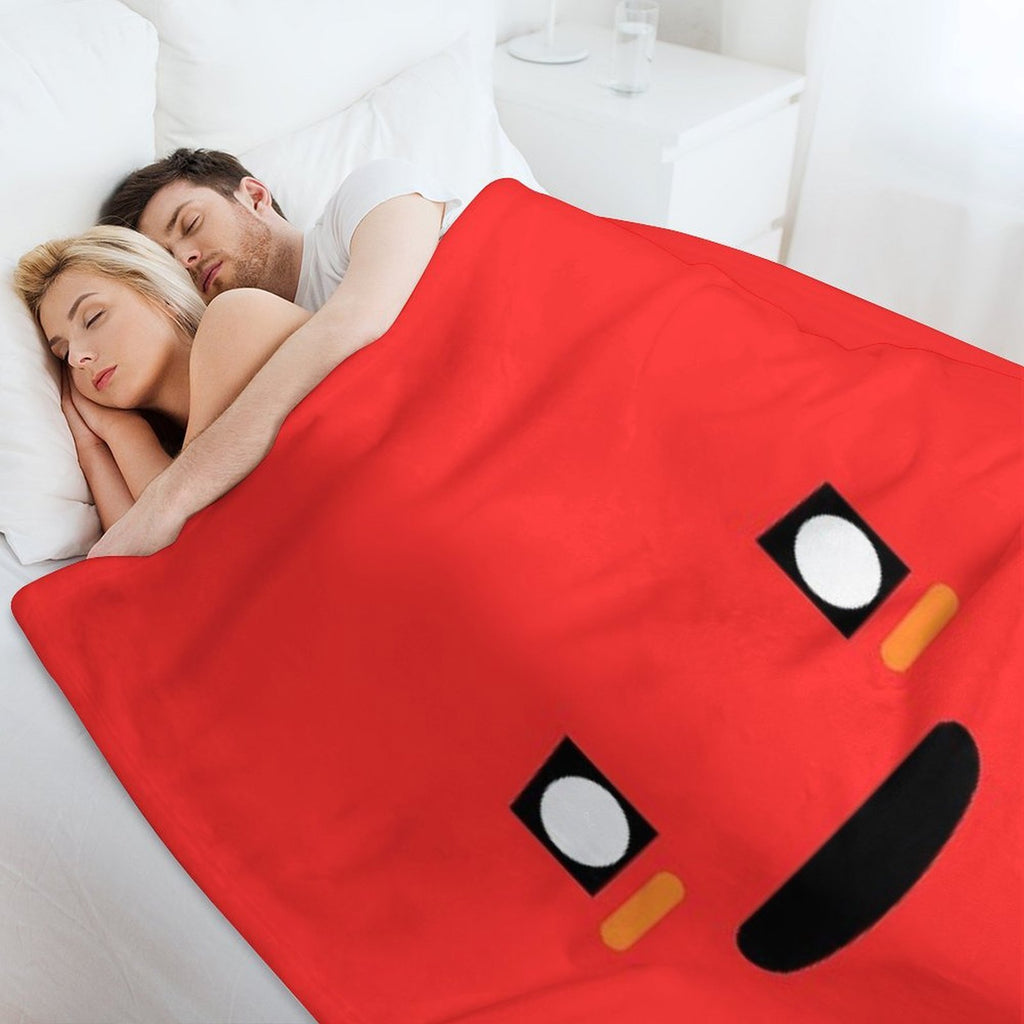 Cute Miata Face Anti-pilling Throw Blanket