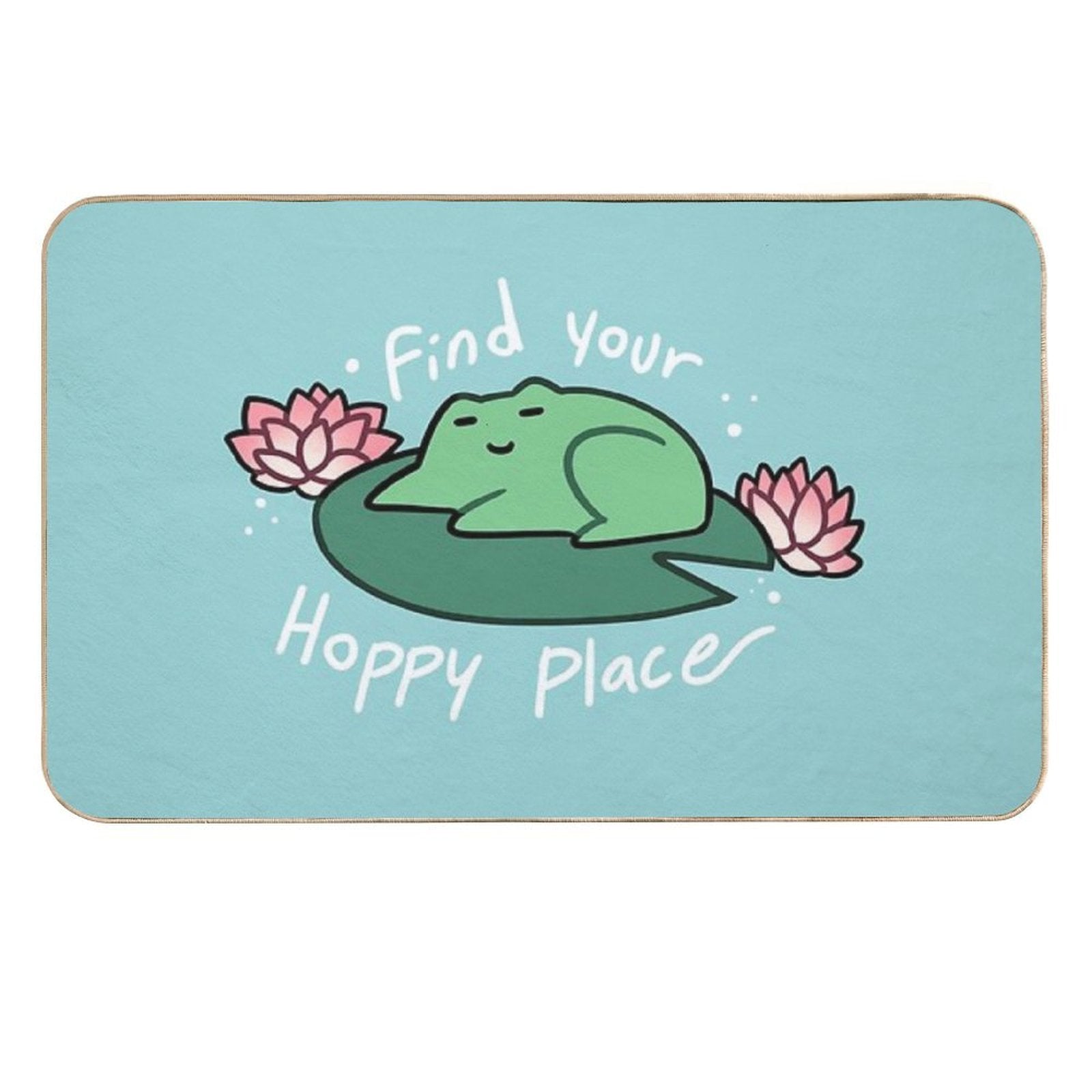 Find Your Hoppy Place  Toxin-Free Bath Mat