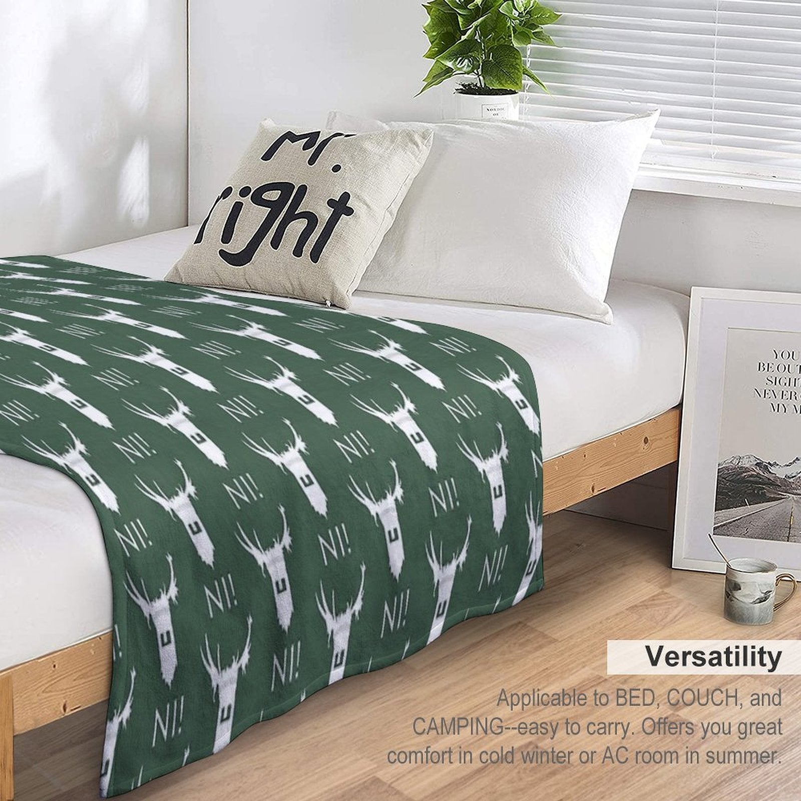 Ni! Plush Throw Blanket