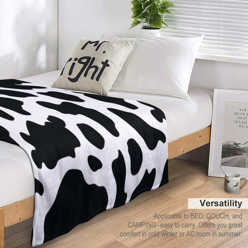 Cow Pattern Quick-dry Throw Blanket