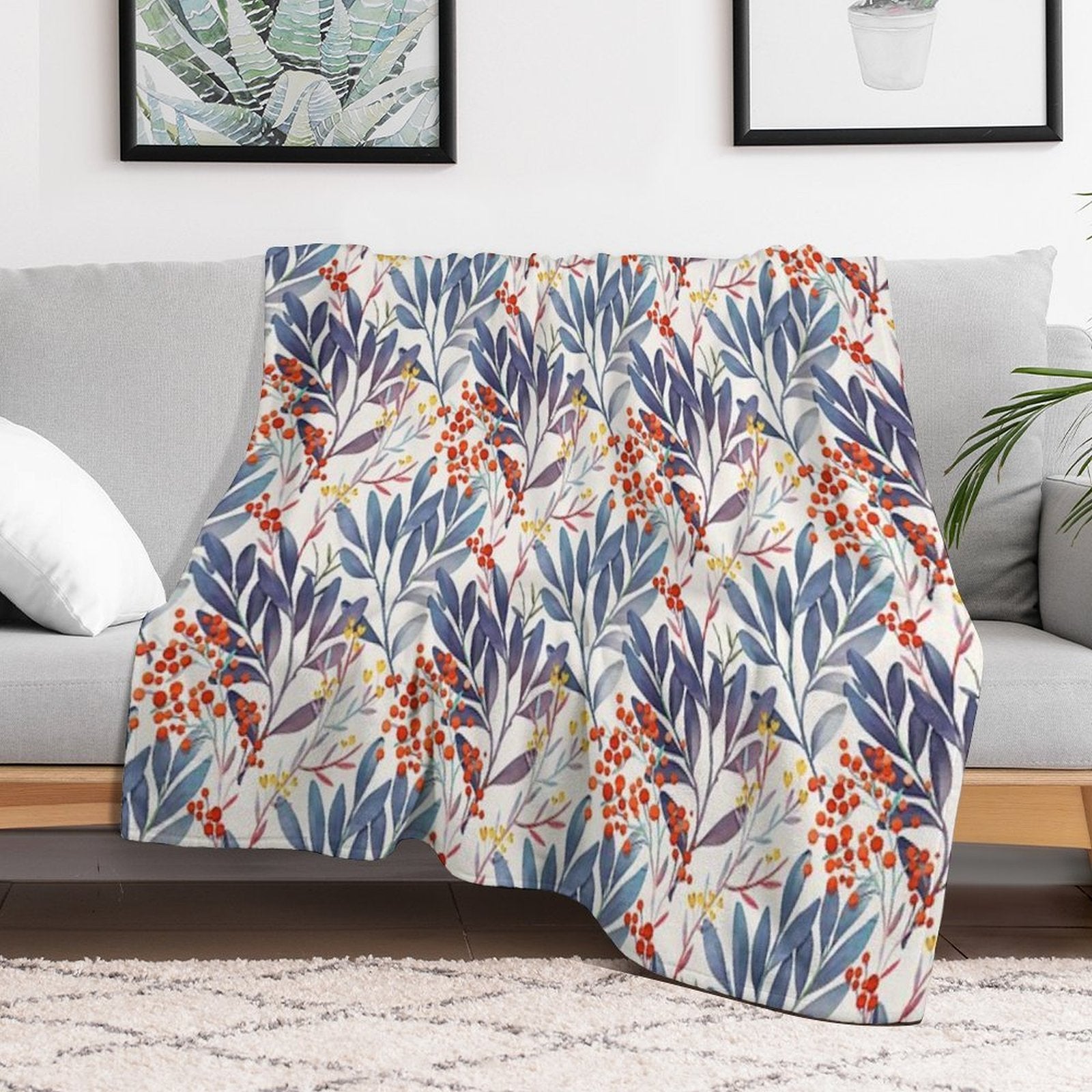 Winter Eco-conscious Throw Blanket