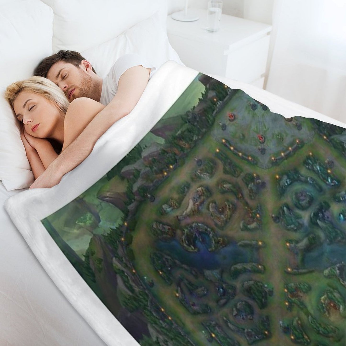 Summoners Rift Versatility Throw Blanket