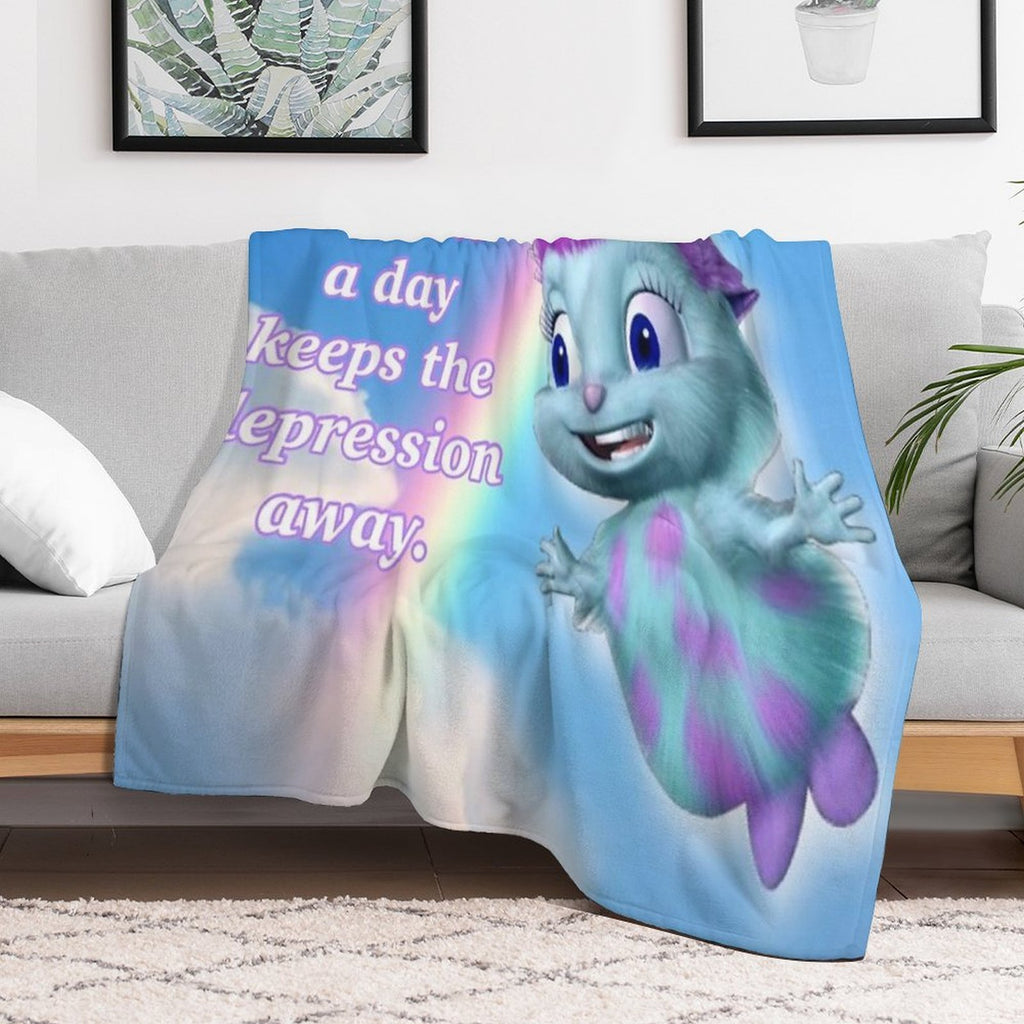 Bibble Motto Durable Throw Blanket