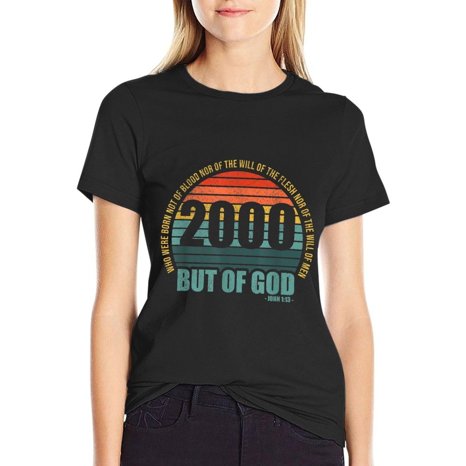 21 Year Old Christian 2000 Christ Born of God 21st Birthday  Moisture-wicking T-Shirt
