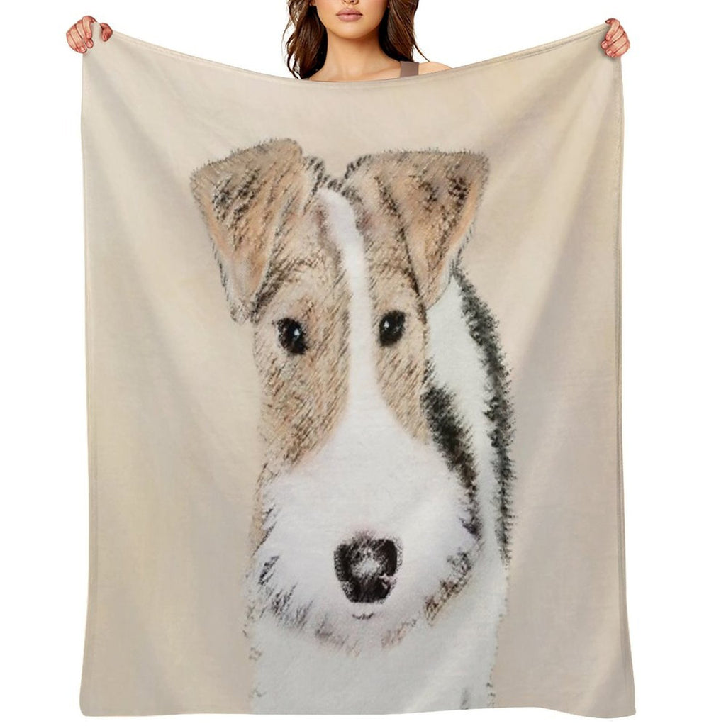 Wire Fox Terrier Durable Throw Blanket