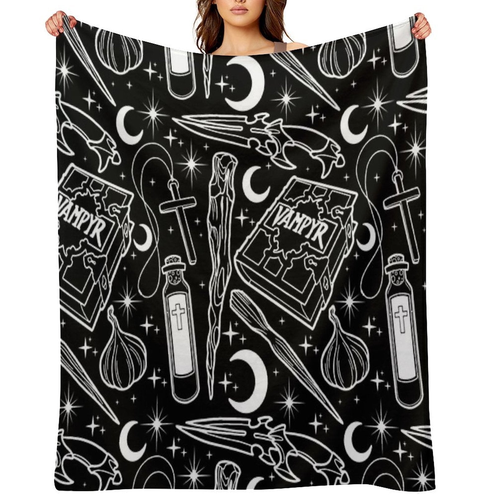 Buffy The Vampire Slayer Weapons Velvety-soft Throw Blanket