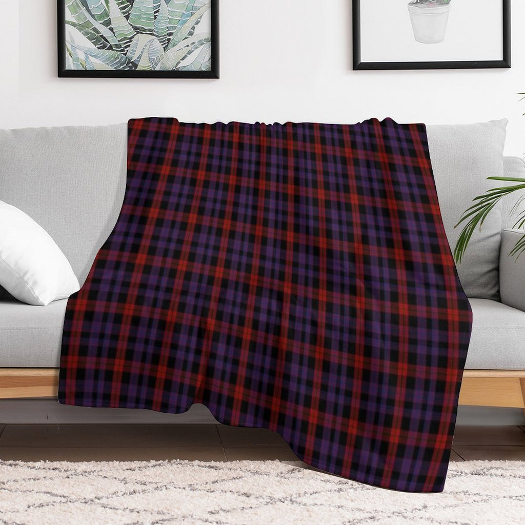 Brown Clan Tartan Eco-conscious Throw Blanket