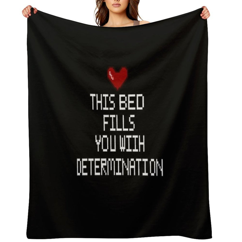 Frisk's Heart Compact Throw Blanket
