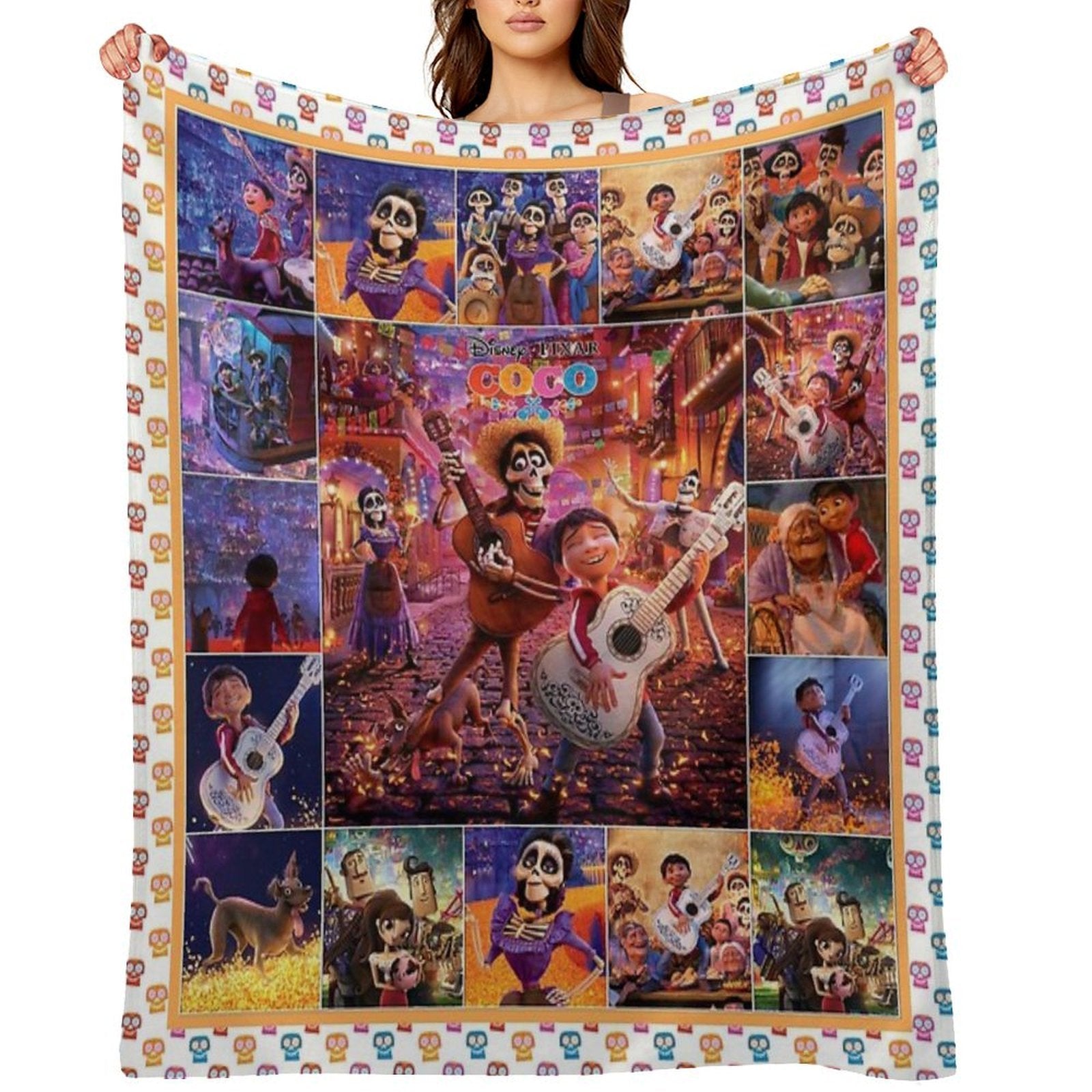 Coco Hector, Ernesto De La Cruz, Imelda Dante Anti-pilling Throw Blanket