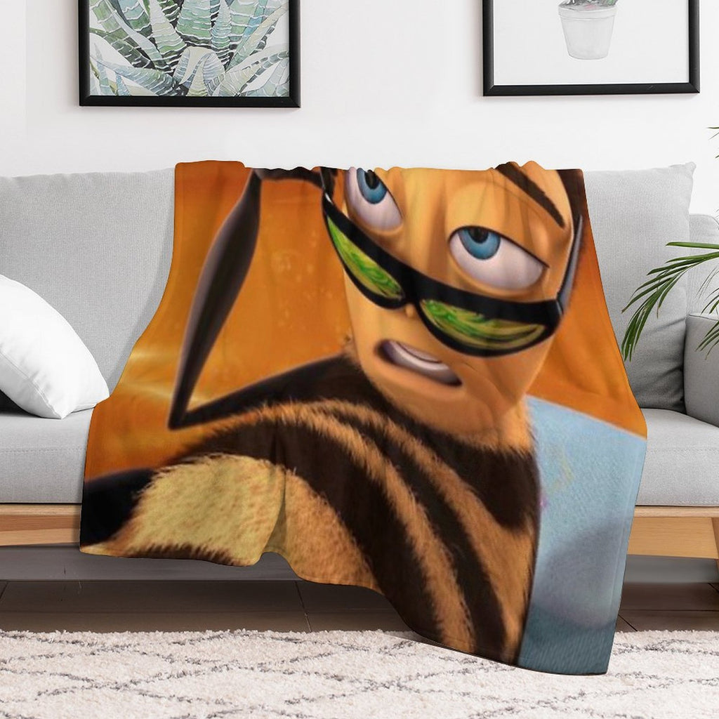 Bee Movie Barry Benson Meme Gift-ready Throw Blanket