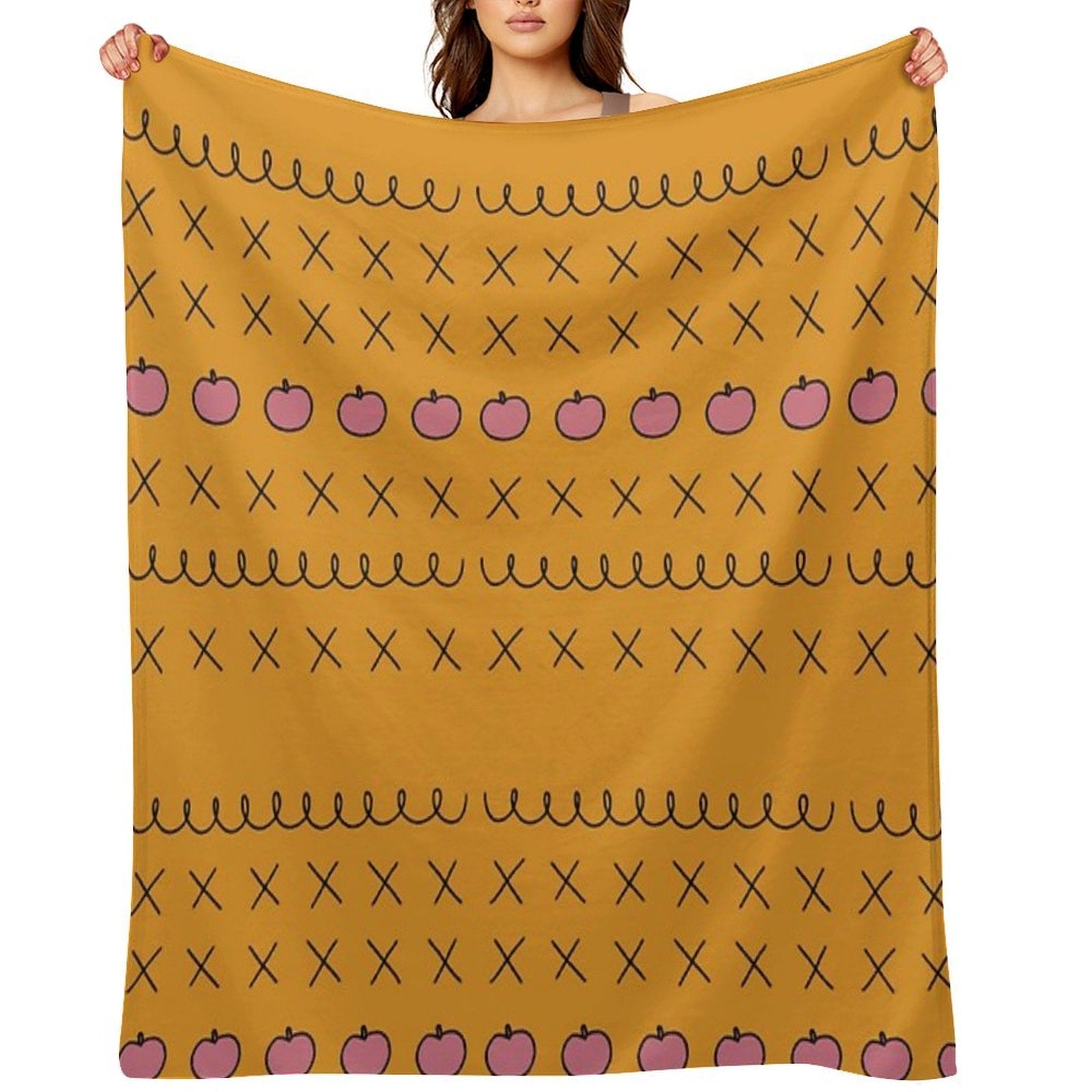 Horsin Around Machine-washable Throw Blanket