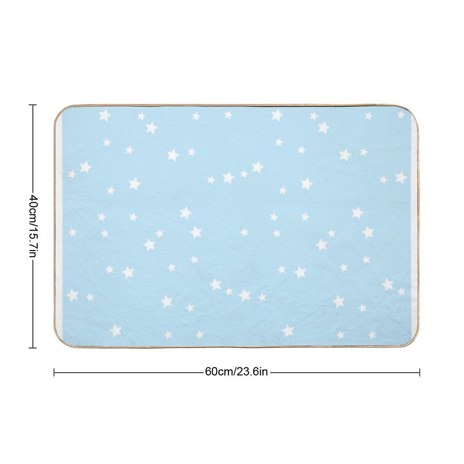 Sweet Stars  Easy To Clean Bath Mat