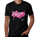 Tiffany First Name Girl Vintage Style 70s Personalized Retro  Stretchy T-Shirt