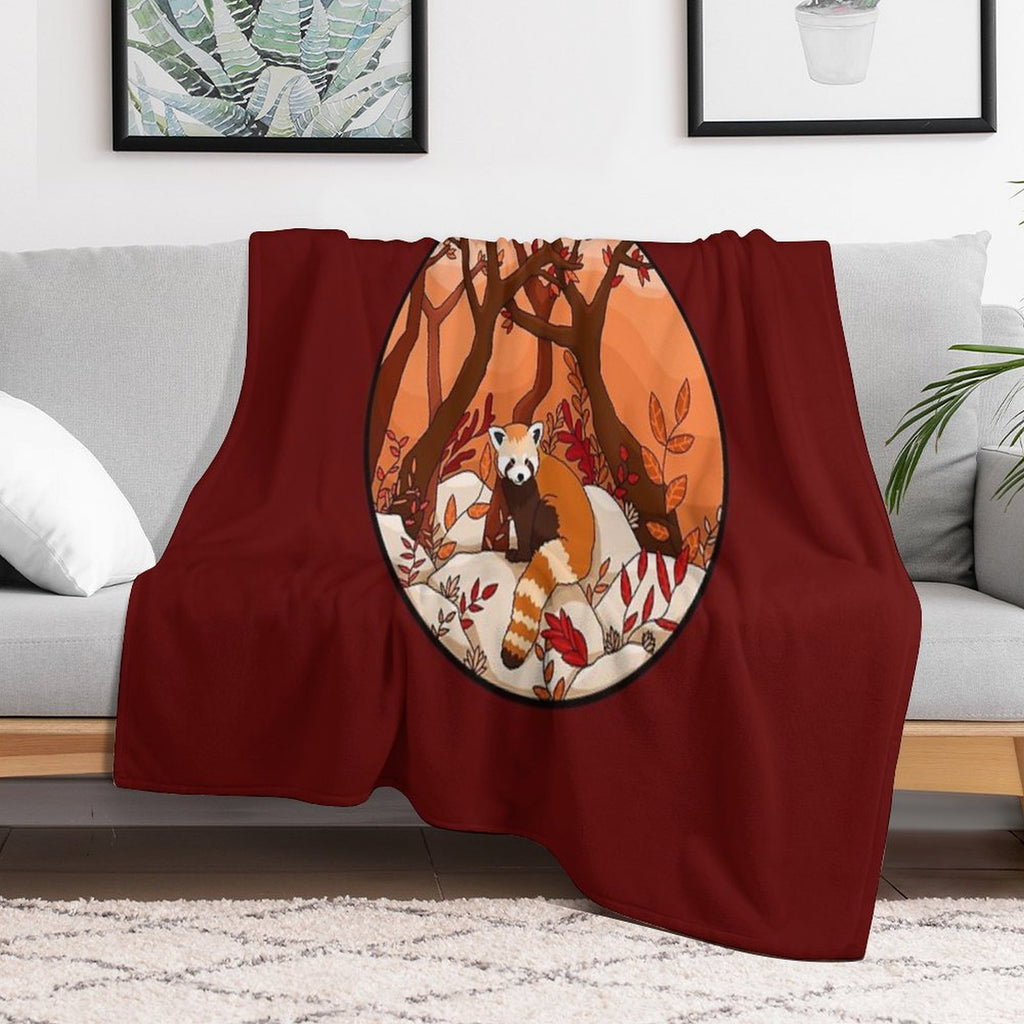 Little Red Panda Comfort Throw Blanket