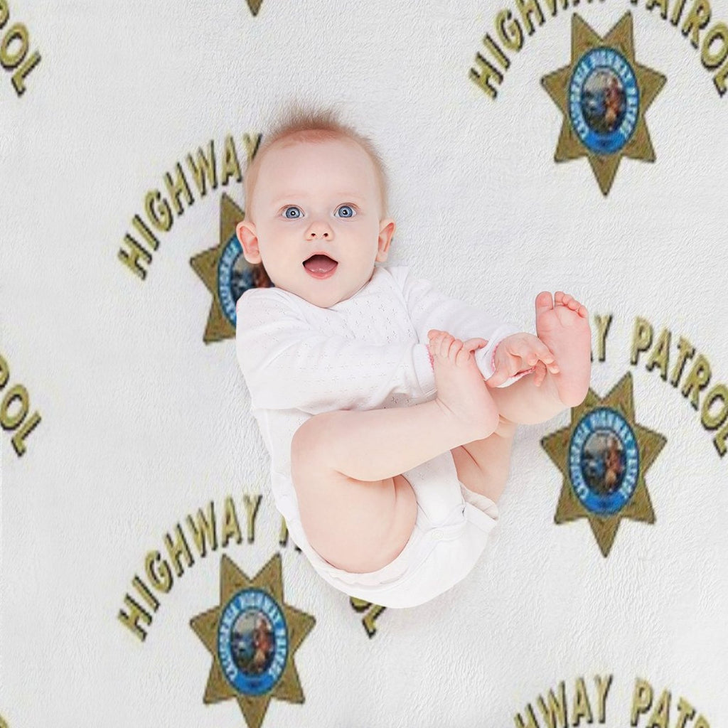 California Highway Patrol Shrink-resistant Throw Blanket