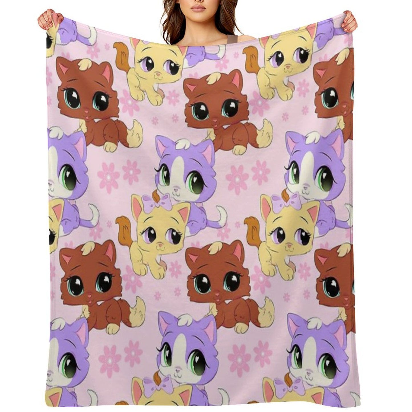 Lps Kittens Anti-pilling Throw Blanket
