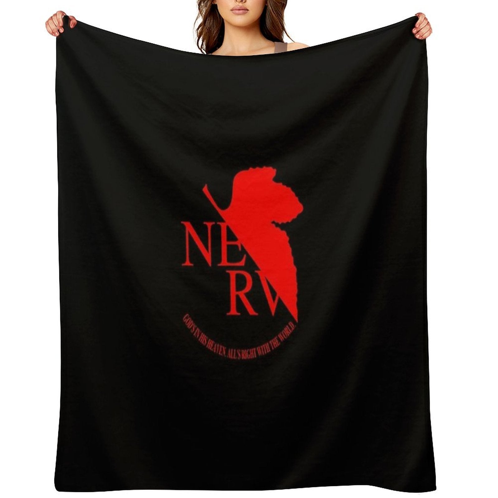 NERV Logo Durable Throw Blanket