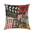 Home Movie-JP3516 Soft Short Plush Fabric Throw Pillow