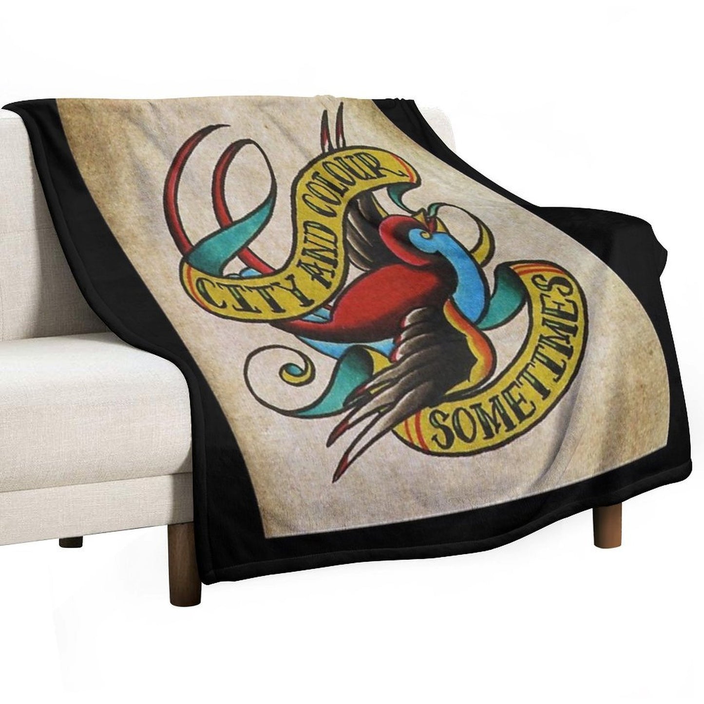 City And Colour Sometimes Machine-washable Throw Blanket