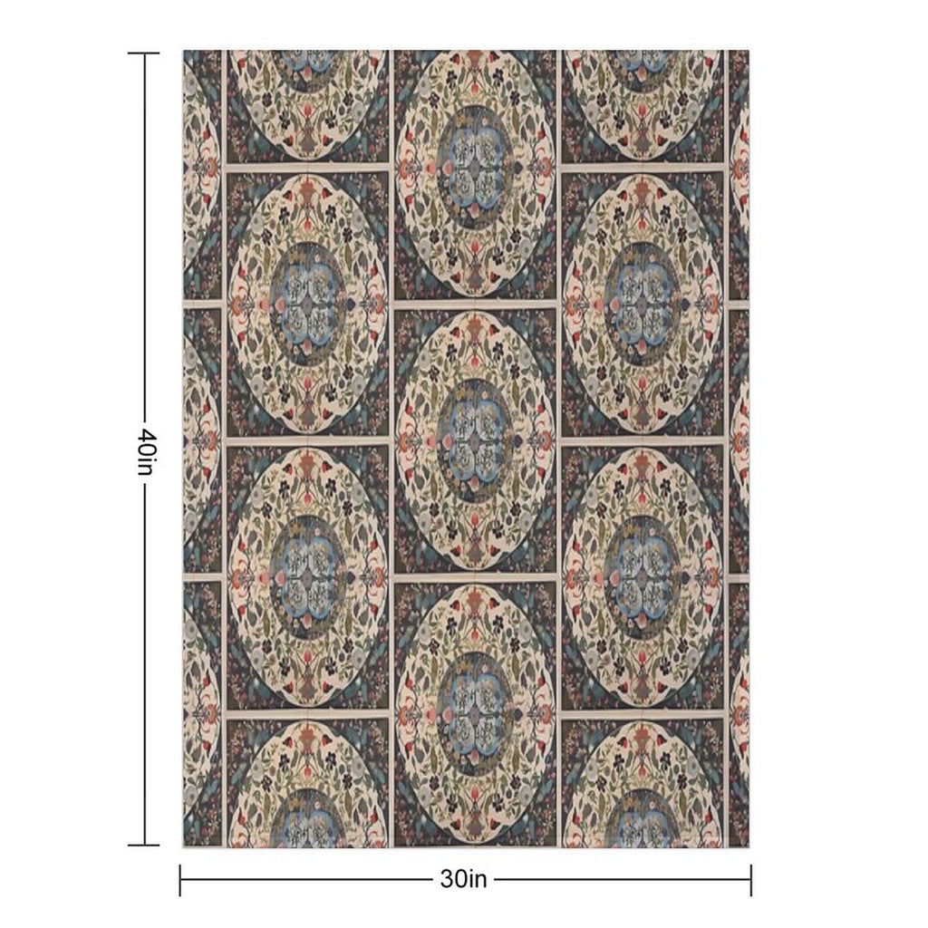 Vintage Art And Craft Styles Gift-ready Throw Blanket