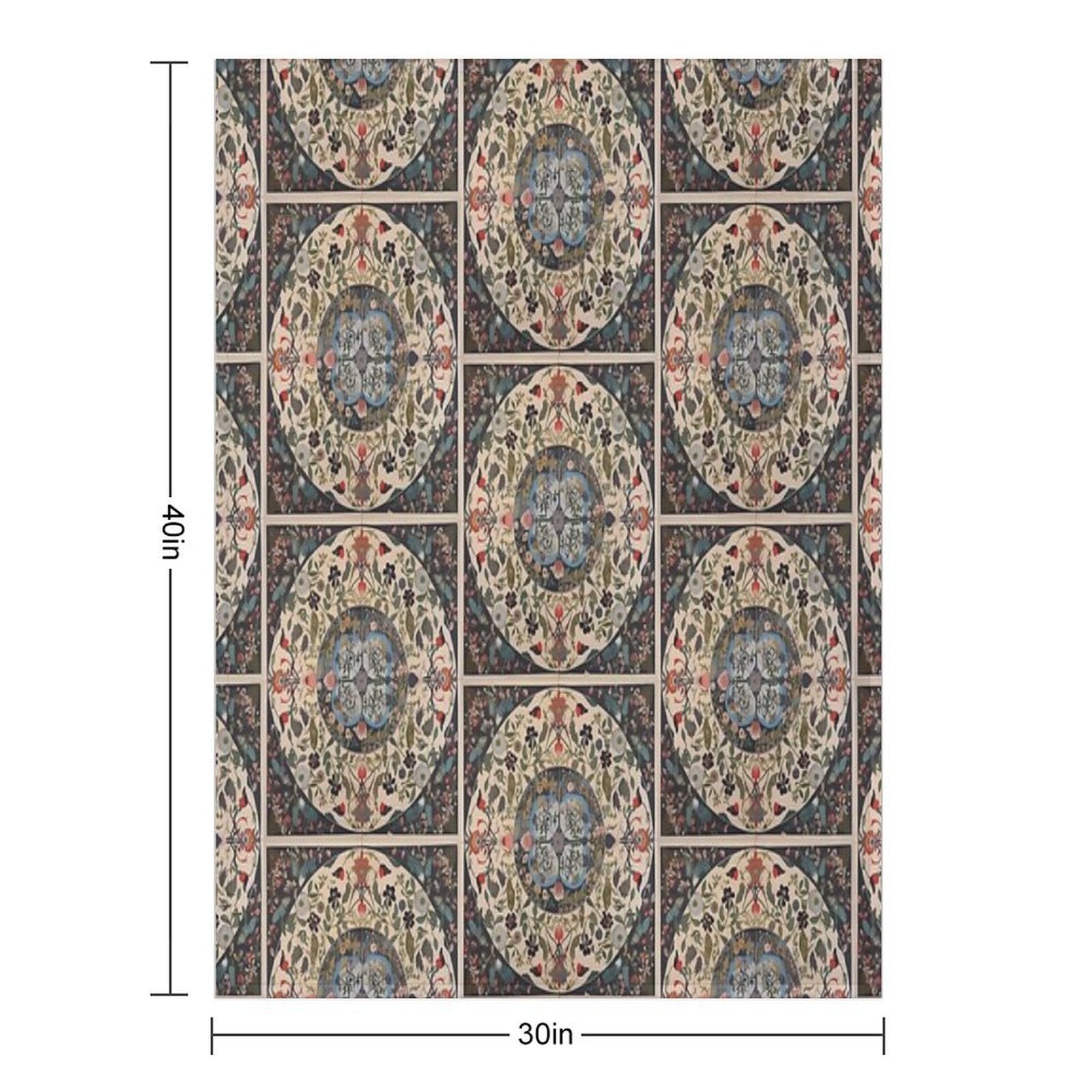 Vintage Art And Craft Styles Gift-ready Throw Blanket