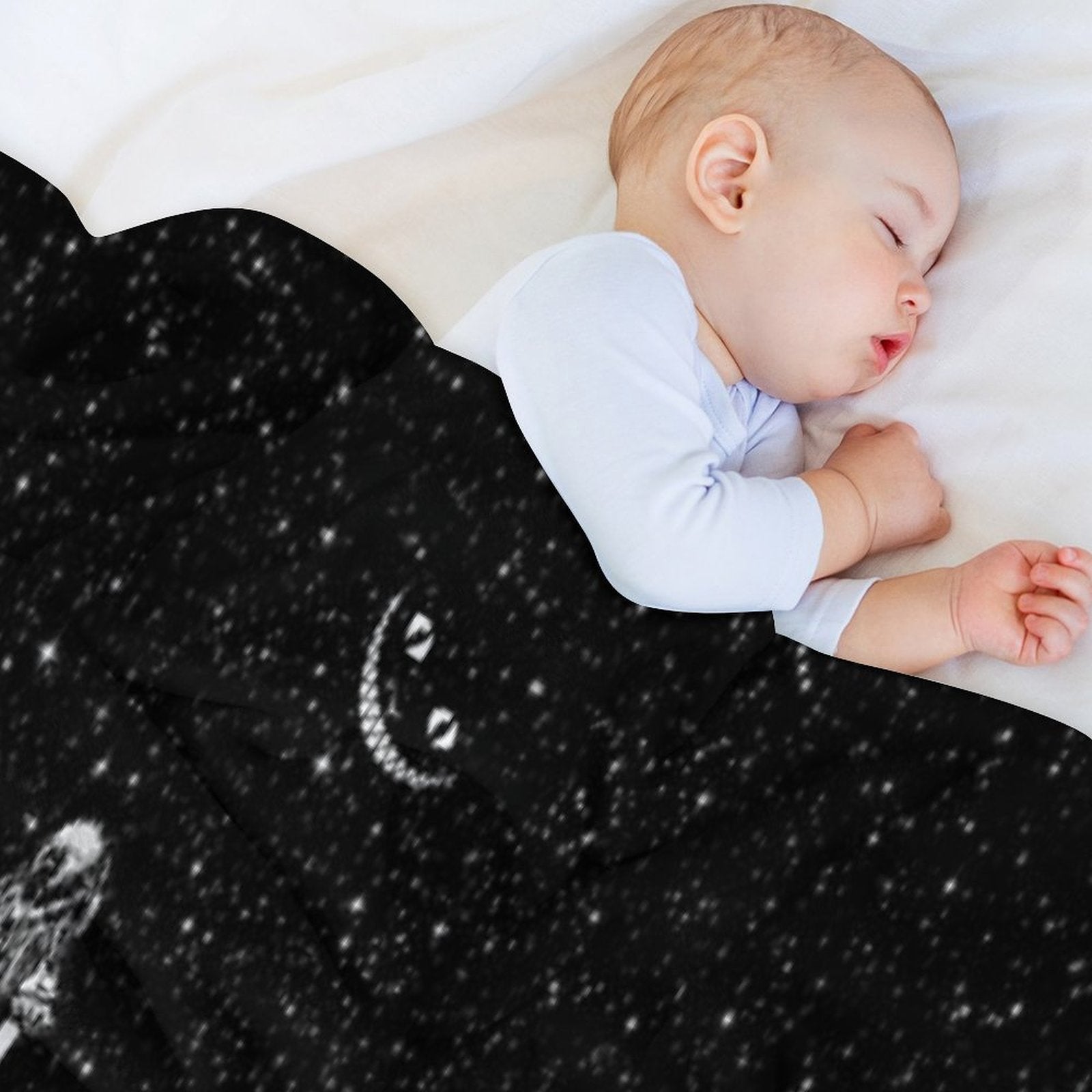 Alice In Wonderland Starry Night Durable Throw Blanket